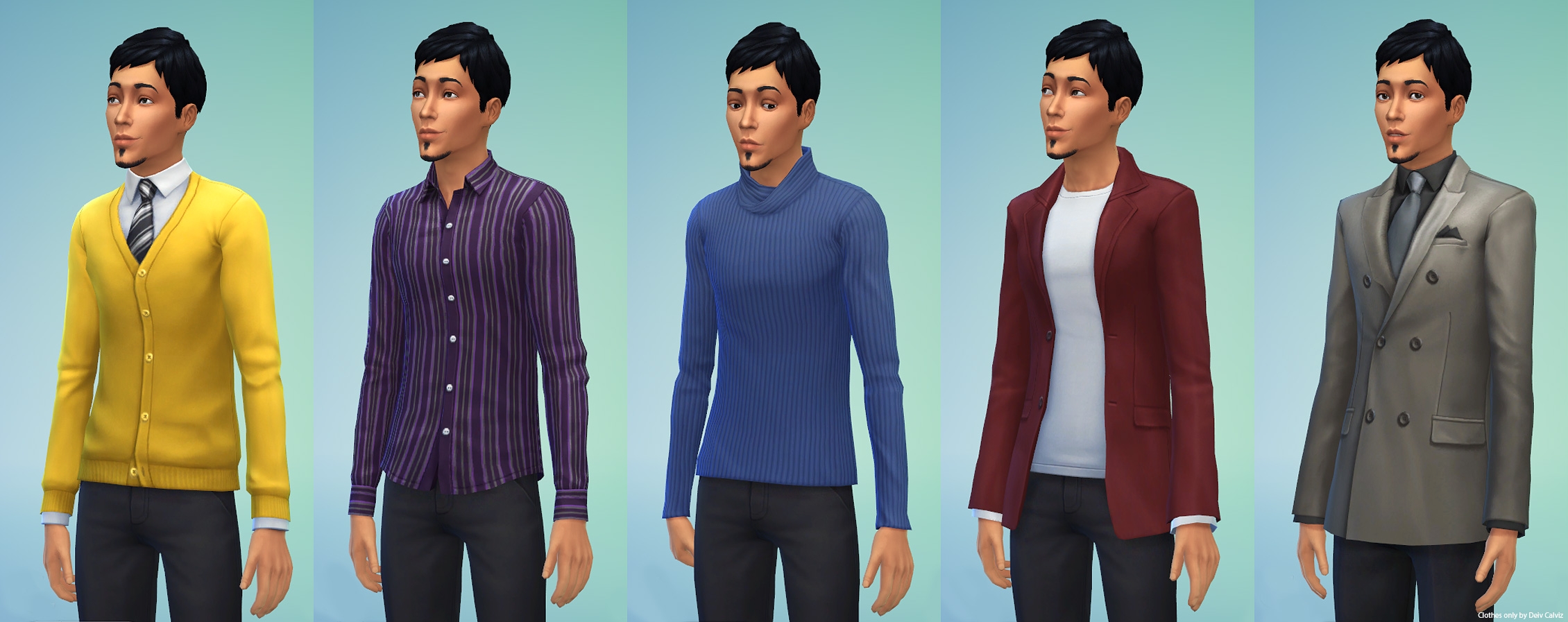 Sims 4 Tops Male