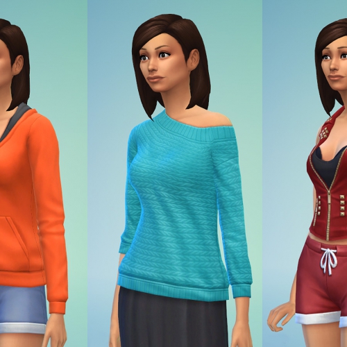 Sims 4 Tops Female