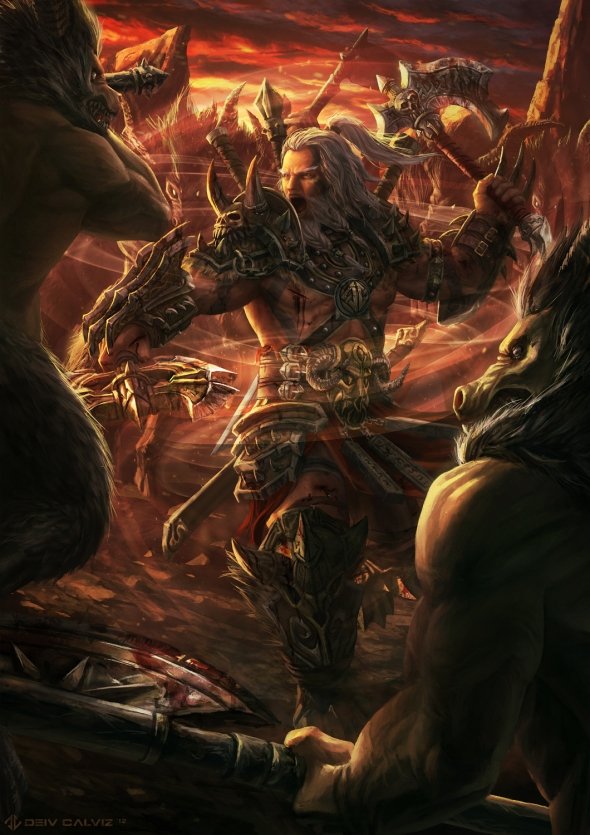 Diablo 3 Barbarian Fan Art