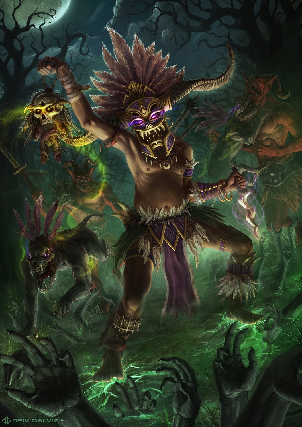 Diablo 3 Witch Doctor Fan Art
