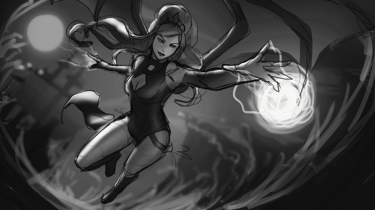 Evelyn_Splash_Illustration_Deiv_Calviz_Process
