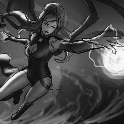 Evelyn_Splash_Illustration_Deiv_Calviz_Process