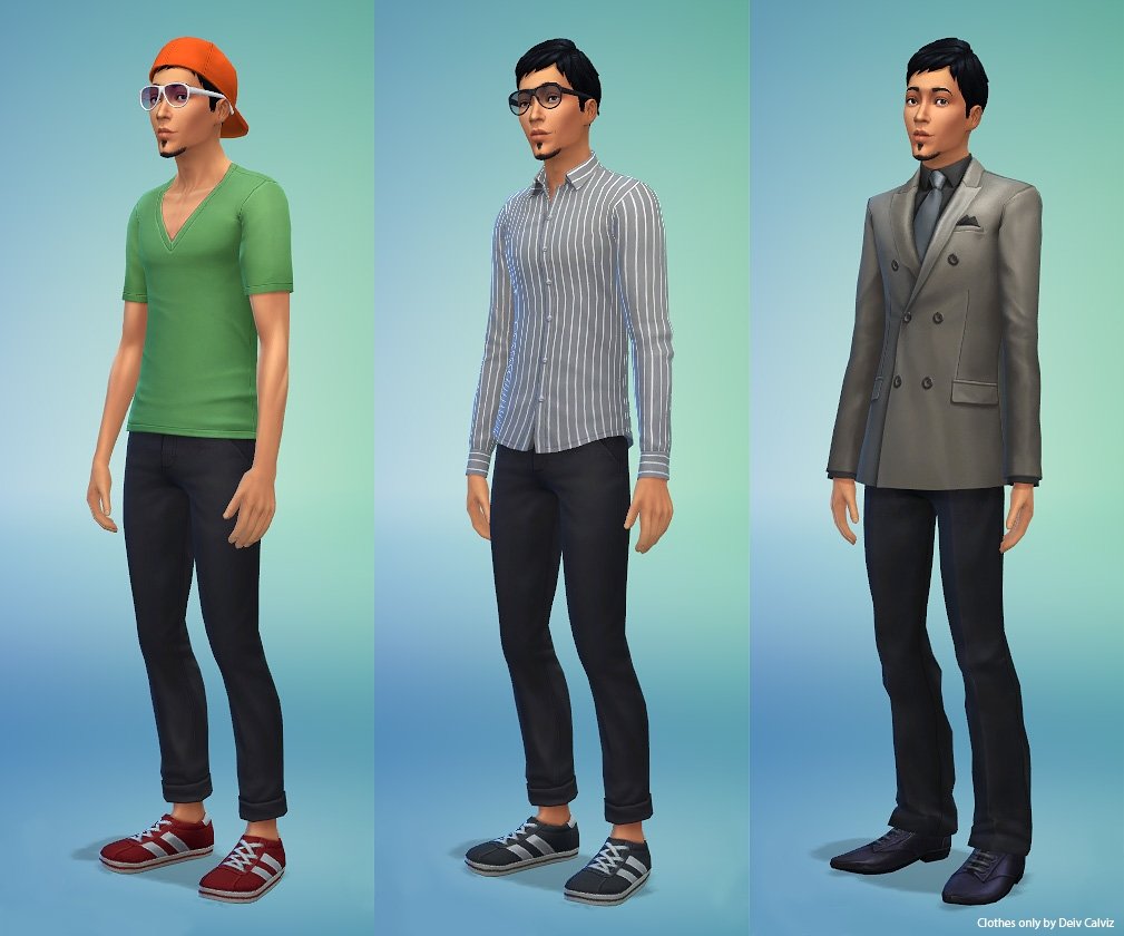 Sims 4 Body Male
