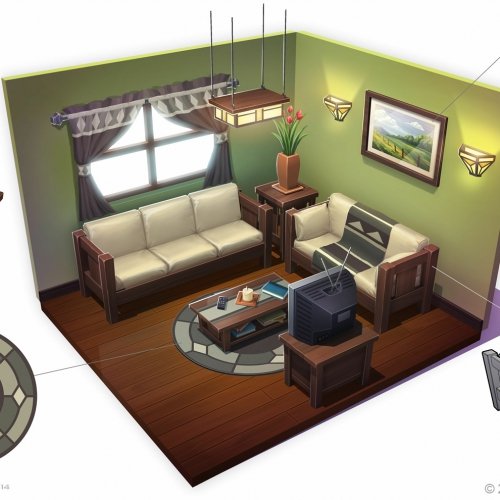 Deiv_sims4_MissionLivingRoom_EntertainmentArea
